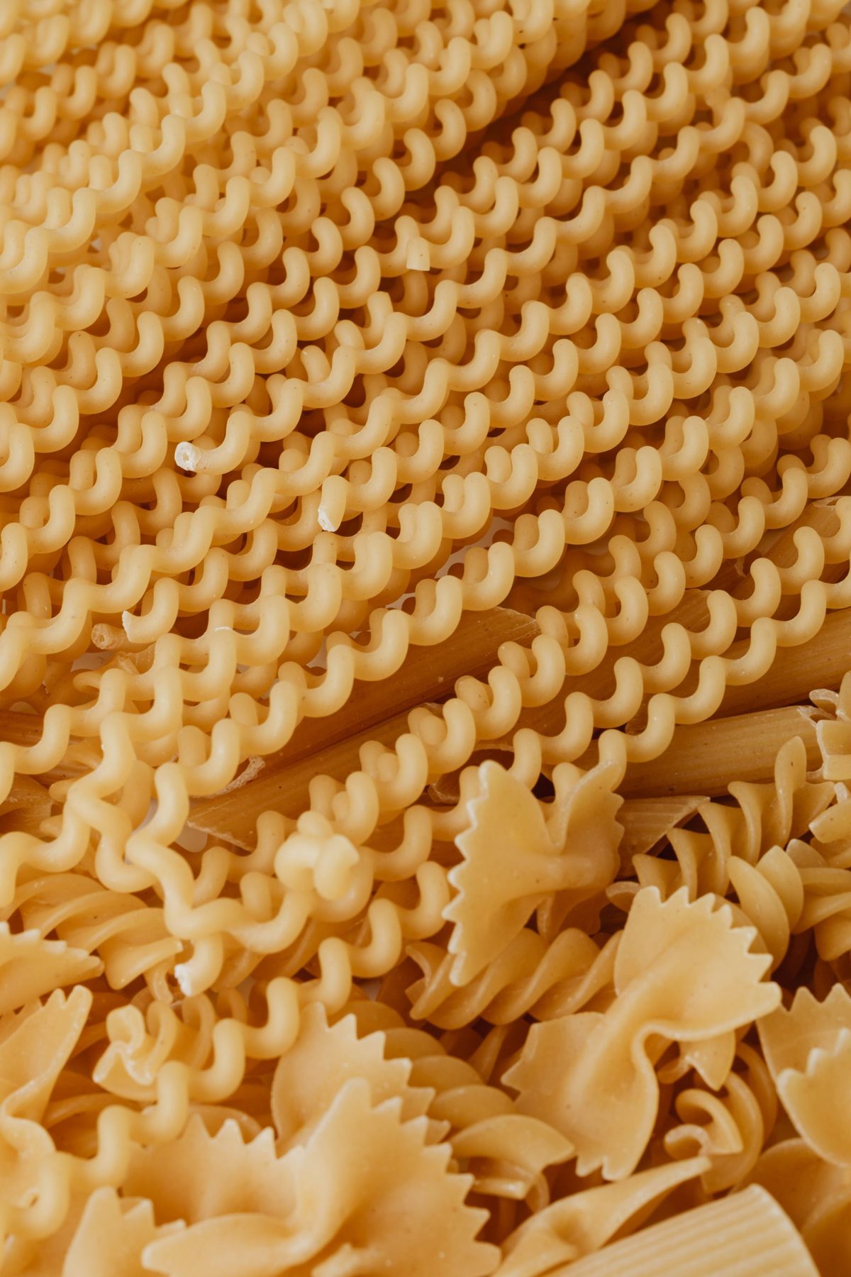 Dry pasta shapes